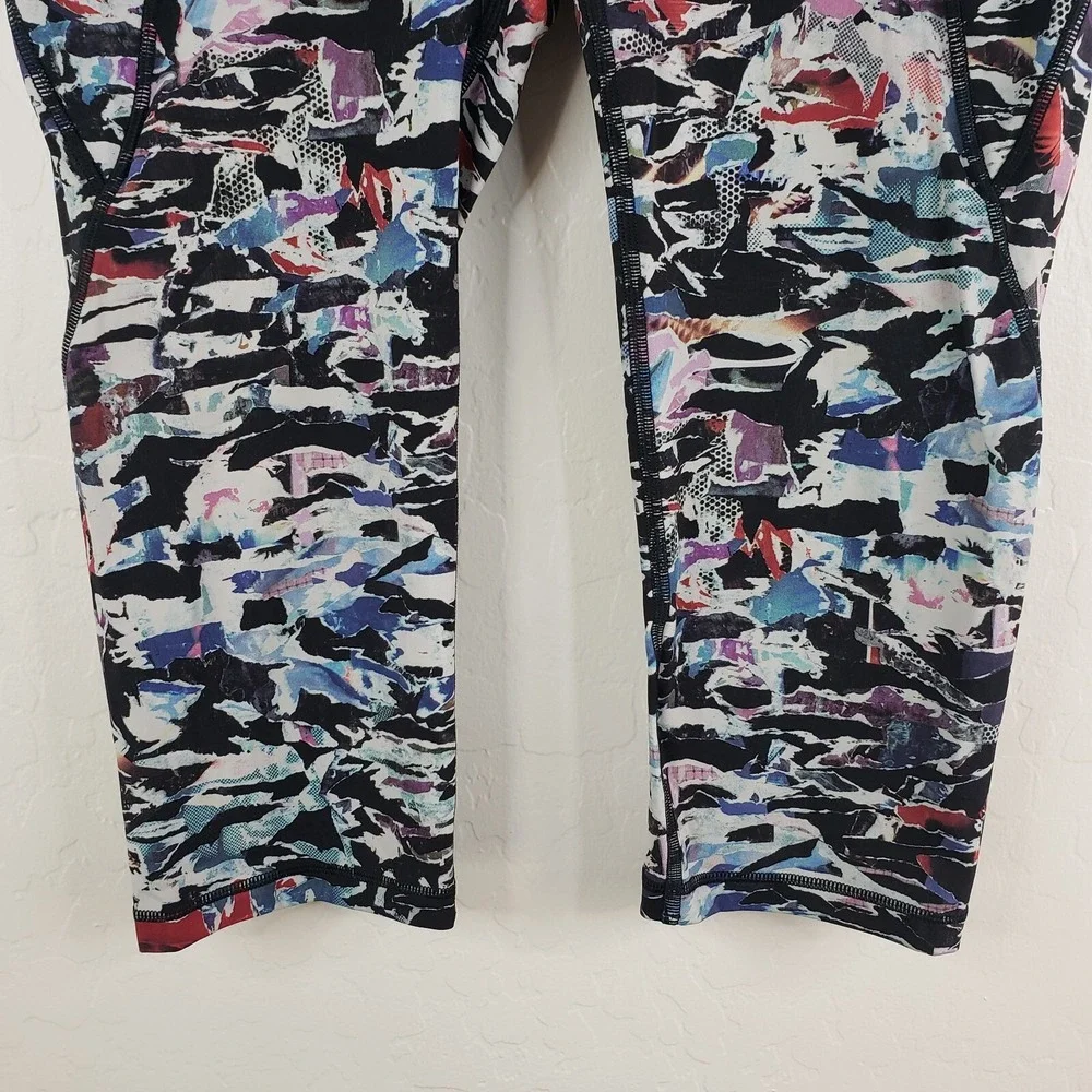 Lululemon Pants Women's 6 Colorful Break Free Nulux‎ Culture Clash Star Leggings